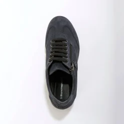 Comfortabele leren sneakers met sleehak, LWG gecertificeerd