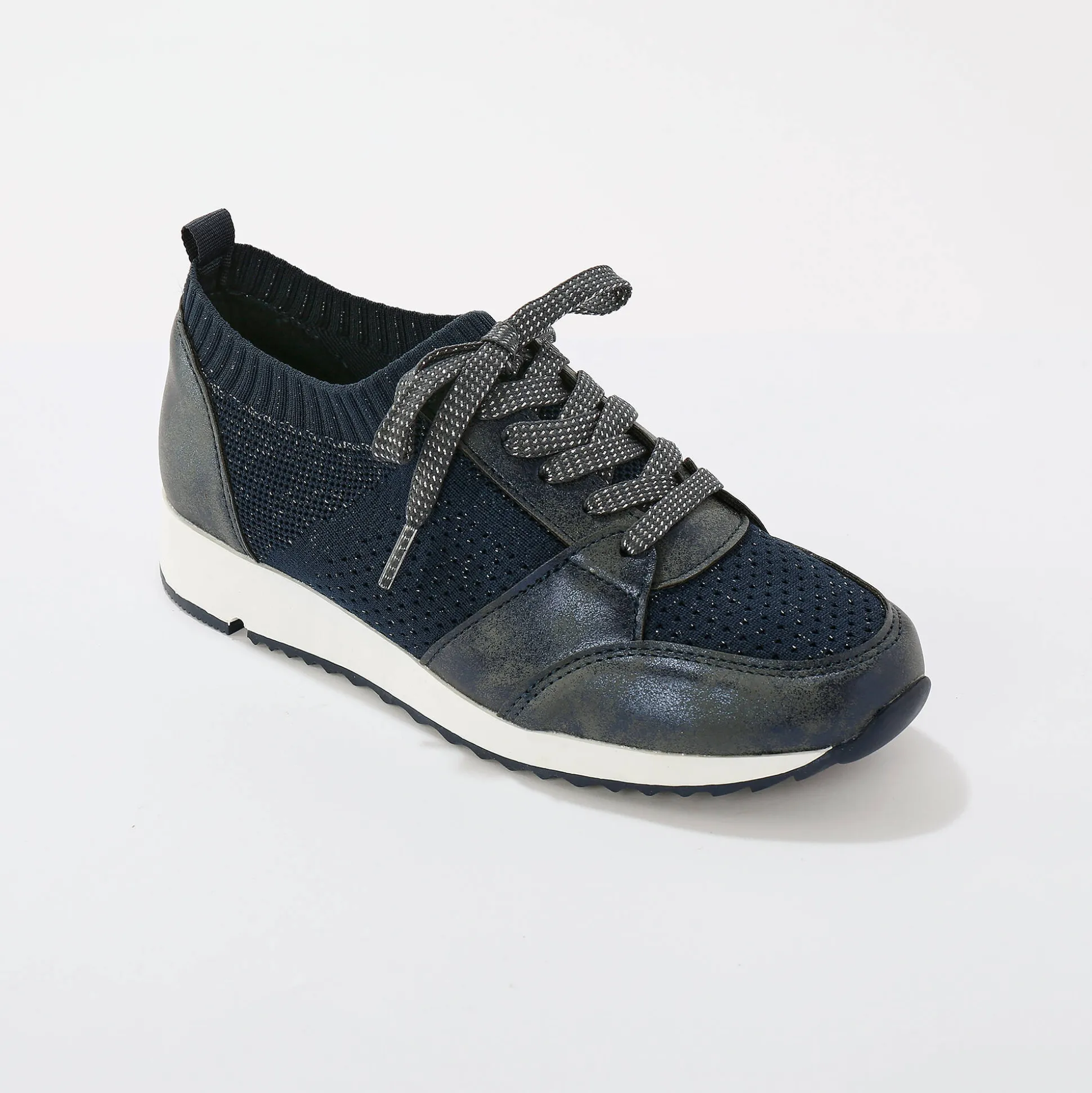 Comfortabele sneakers met fantasietricot