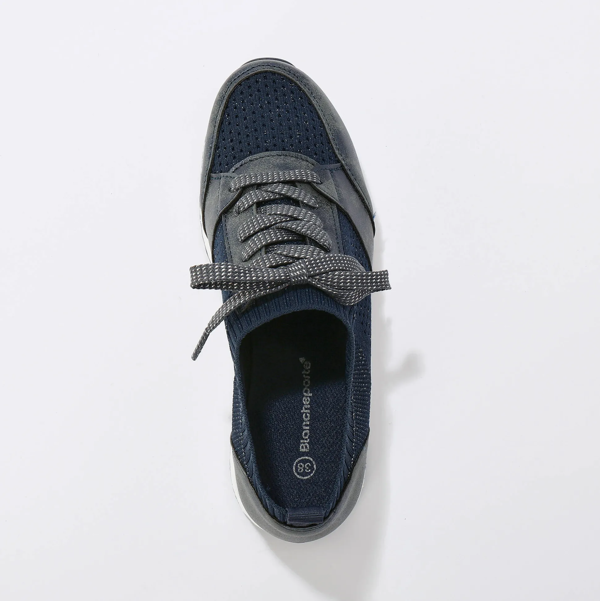 Comfortabele sneakers met fantasietricot
