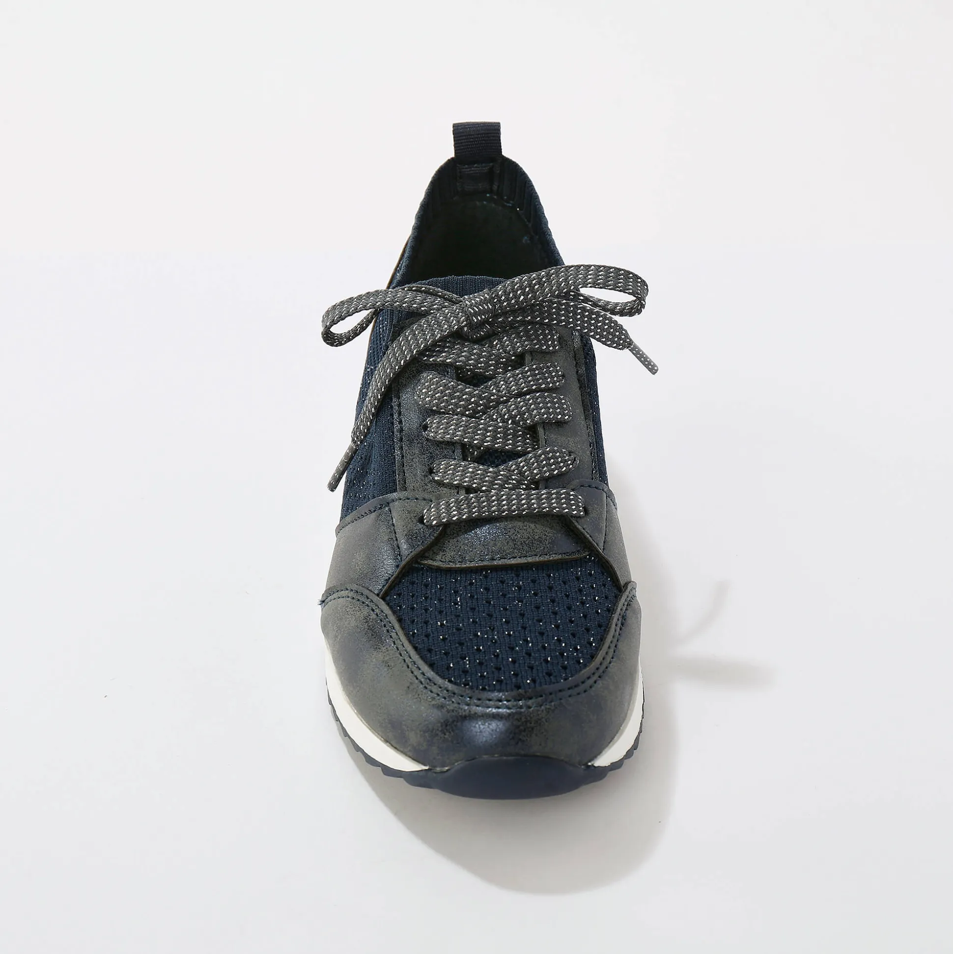 Comfortabele sneakers met fantasietricot