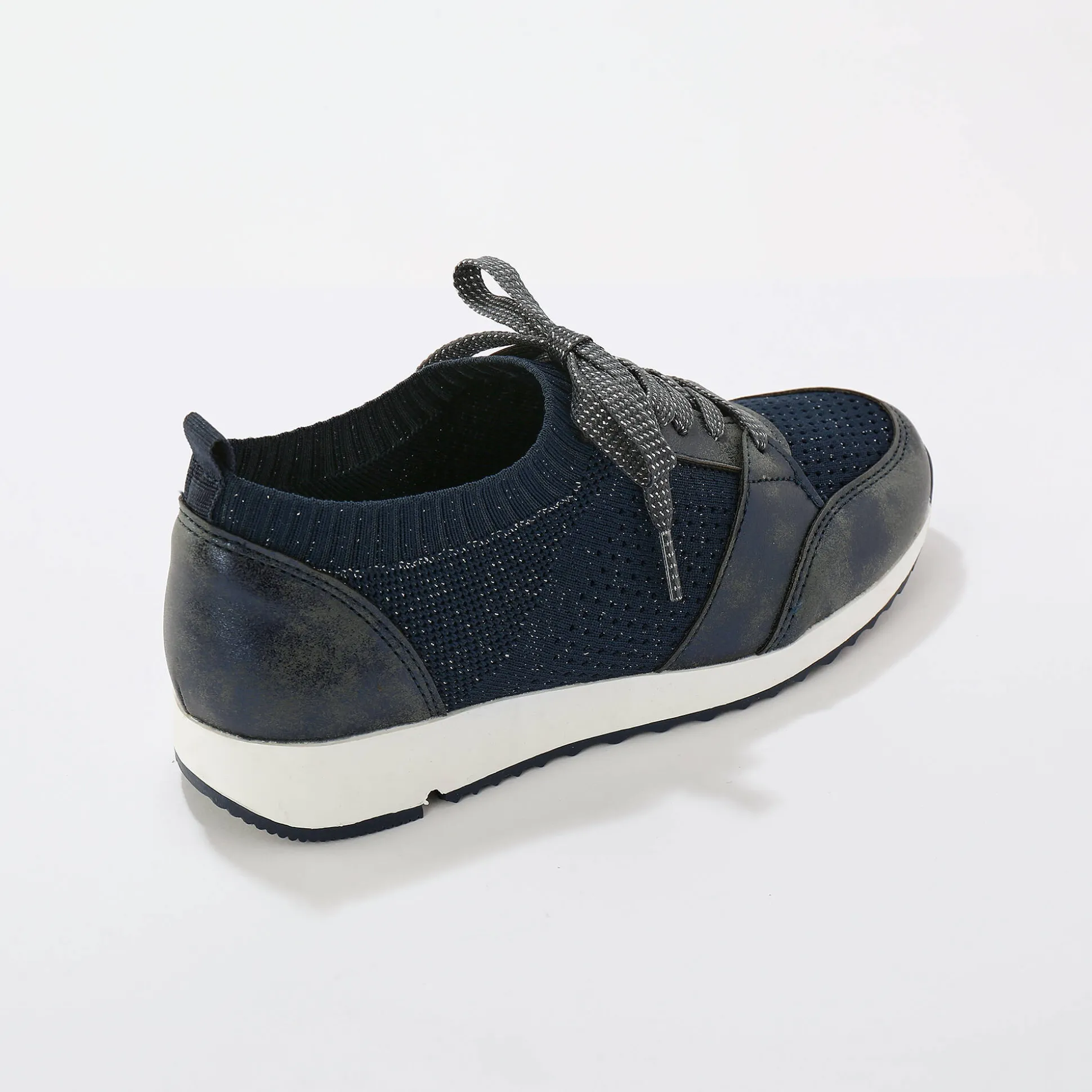 Comfortabele sneakers met fantasietricot