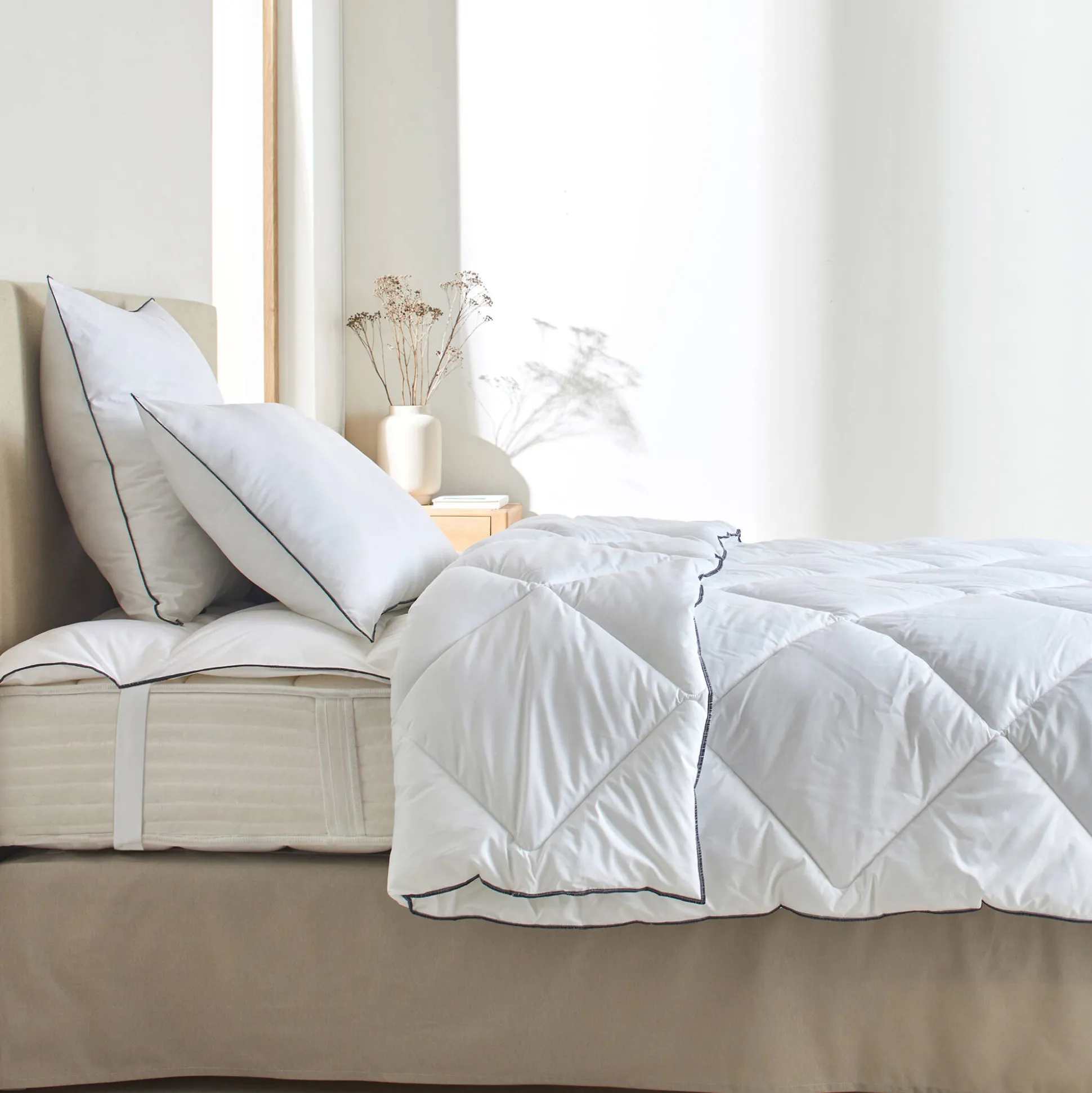 Comfortabele topdekmatras, made in France, 'Timeless' collectie, EDONA