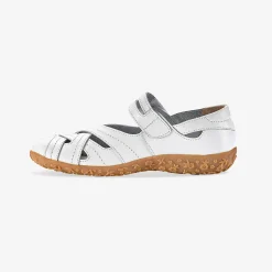 Comfortschoenen in ultrasoepel leer - wit