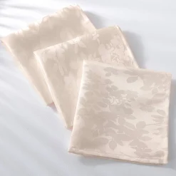 Damast tafellaken met bladerenprint Colombine®