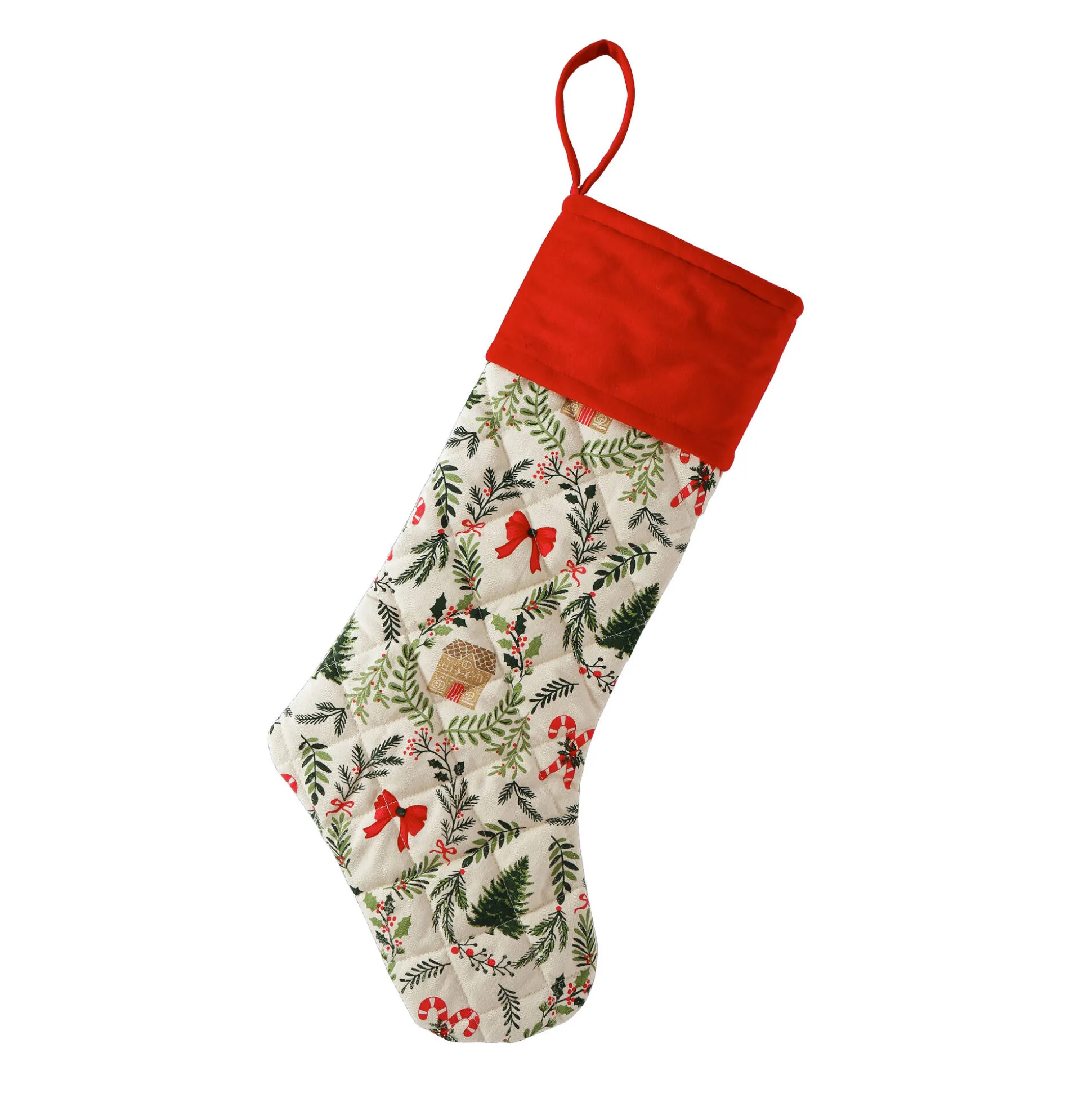 Decoratieve kerstsok