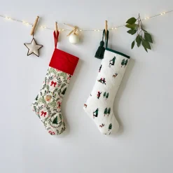 Decoratieve kerstsok