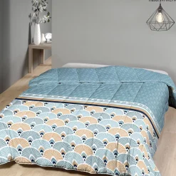 Dekbed in microvezel met art-decoprint 350 g/m²