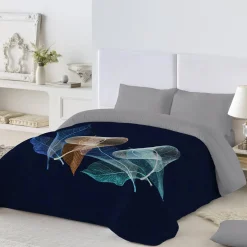 Dekbed in microvezel met 'harmonie' print, 200 g/m2