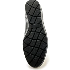 Derby's met comfortbreedte, in leer met metallic details