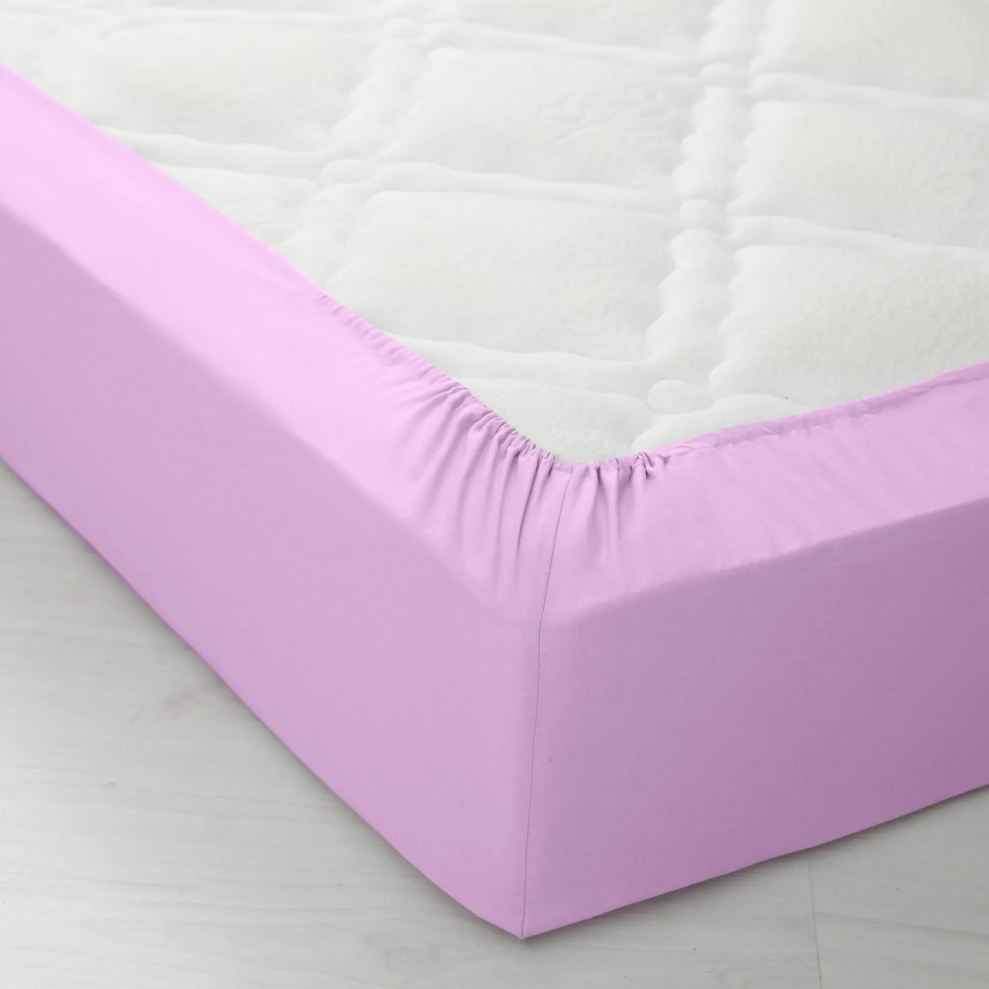 Drap-housse uni flanelle bonnets 32 cm