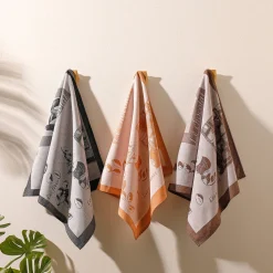 Droogdoek met 'Café' motief - set van 3