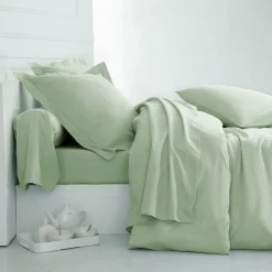 Effen bedlinnen in katoen