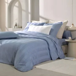 Effen bedlinnen in satijn