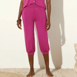 Effen bolstaande 3/4-broek