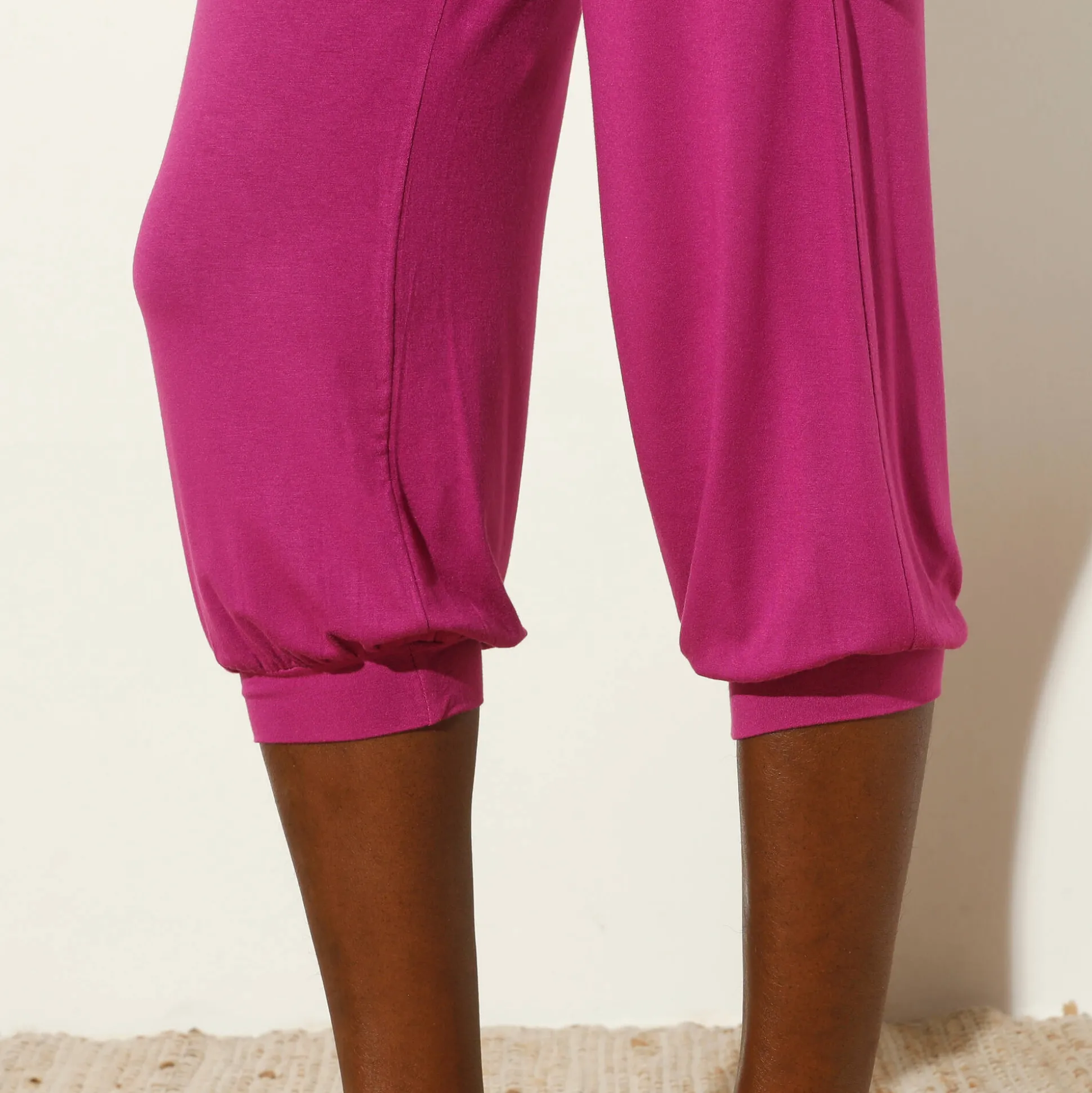 Effen bolstaande 3/4-broek