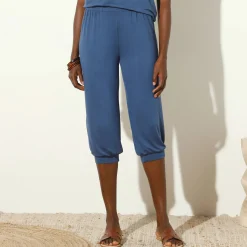 Effen bolstaande 3/4-broek