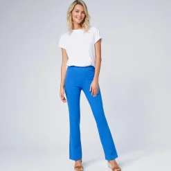 Effen bootcut legging, elastische taille