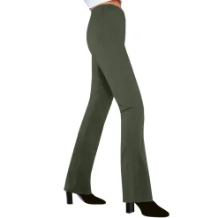 Effen bootcut legging, elastische taille
