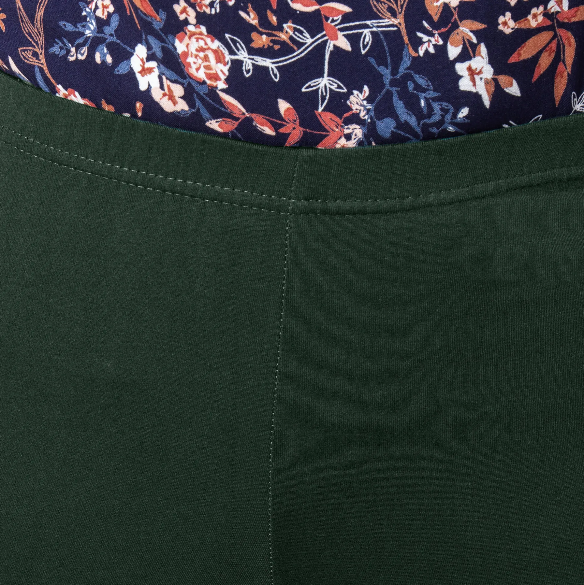Effen bootcut legging, elastische taille