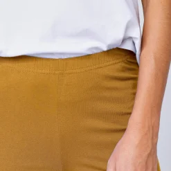 Effen bootcut legging, elastische taille