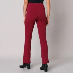 Effen bootcut legging, elastische taille