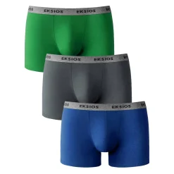 Effen, halflange shorty - set van 3