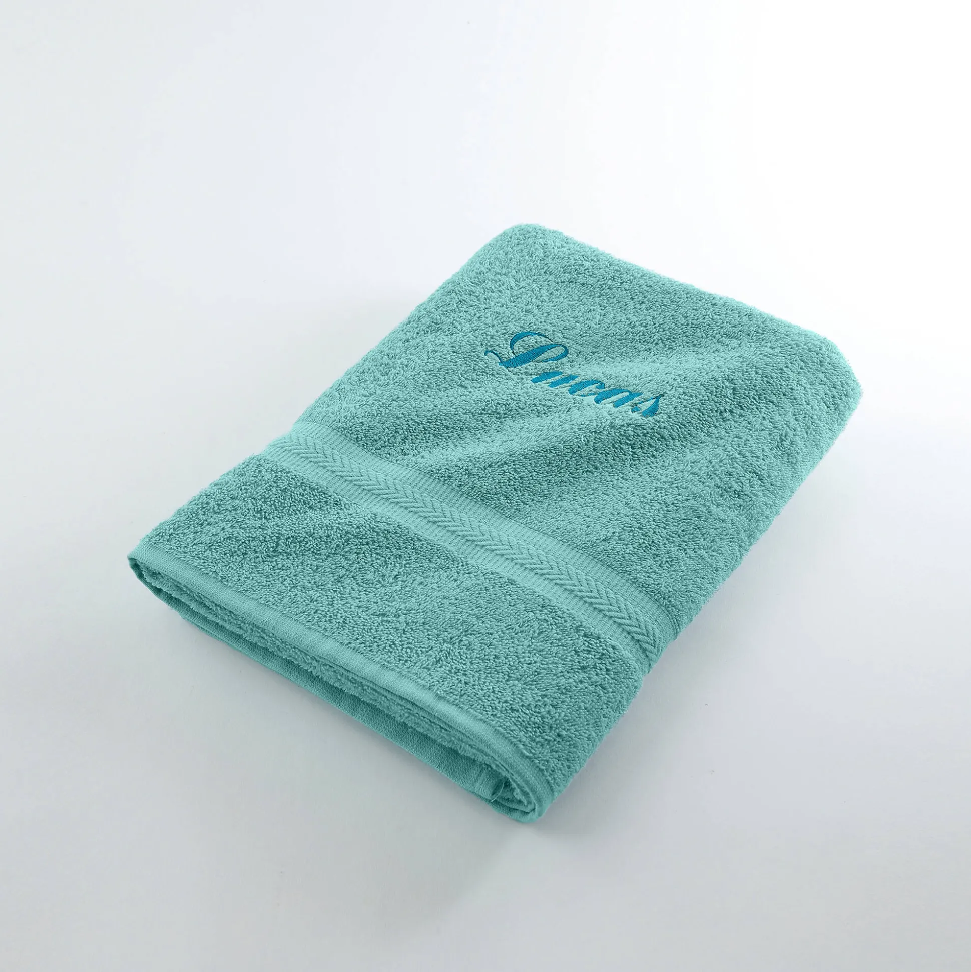 Effen handdoek, zacht comfort, personaliseerbaar