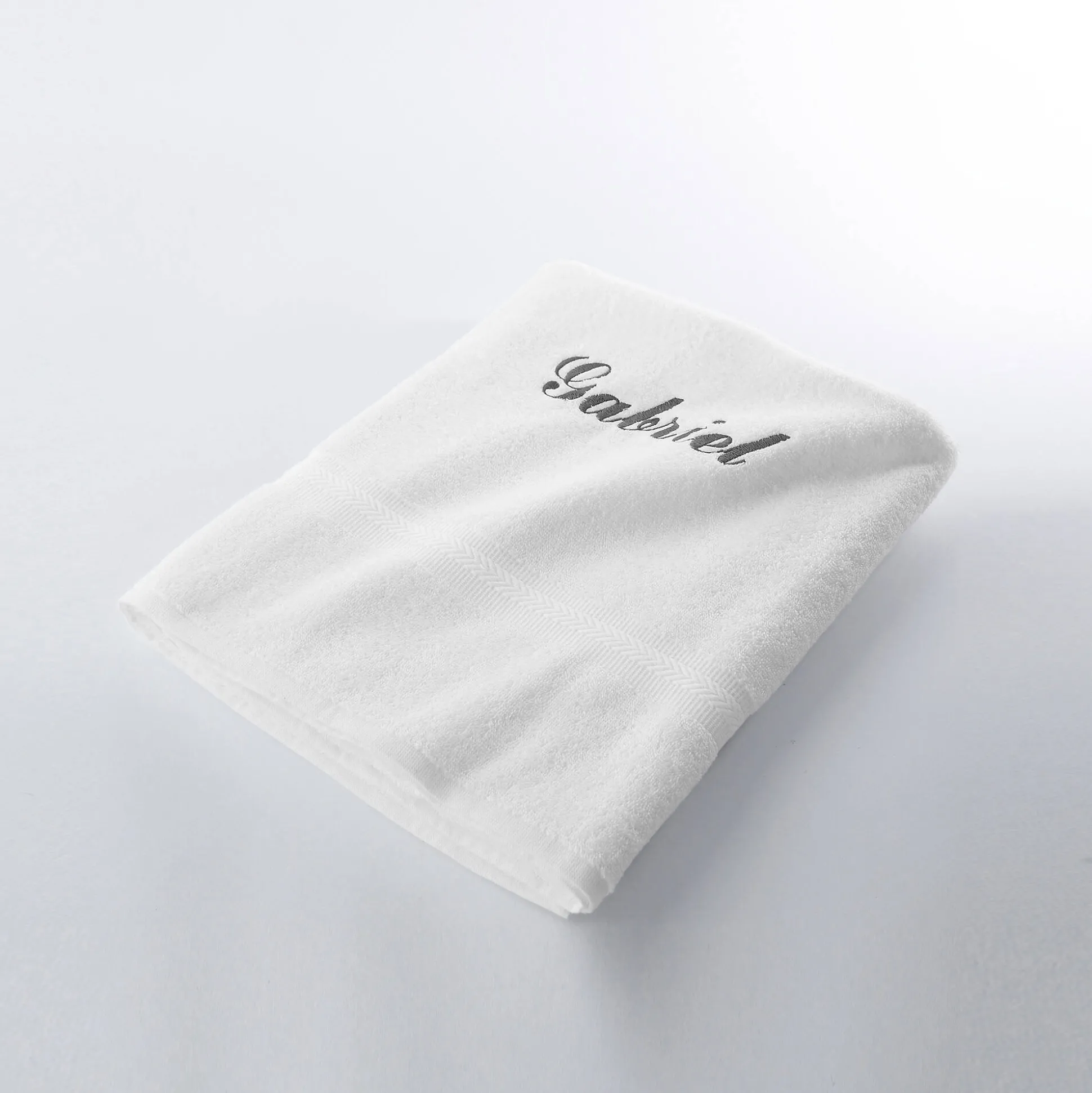 Effen handdoek, zacht comfort, personaliseerbaar