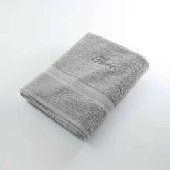 Effen handdoek, zacht comfort, personaliseerbaar