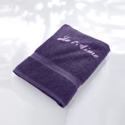 Effen handdoek, zacht comfort, personaliseerbaar
