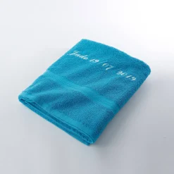 Effen handdoek, zacht comfort, personaliseerbaar
