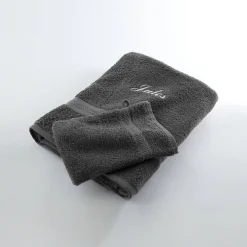 Effen handdoek, zacht comfort, personaliseerbaar