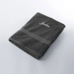 Effen handdoek, zacht comfort, personaliseerbaar
