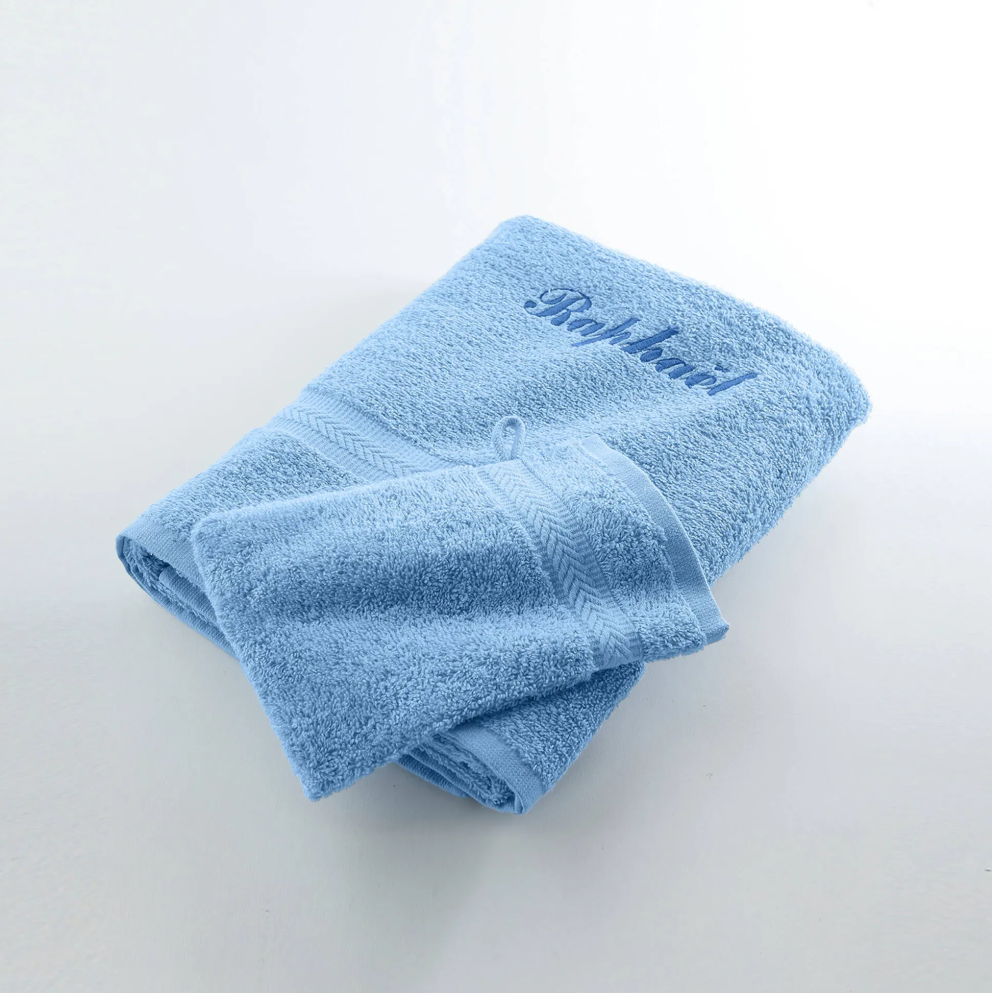 Effen handdoek, zacht comfort, personaliseerbaar