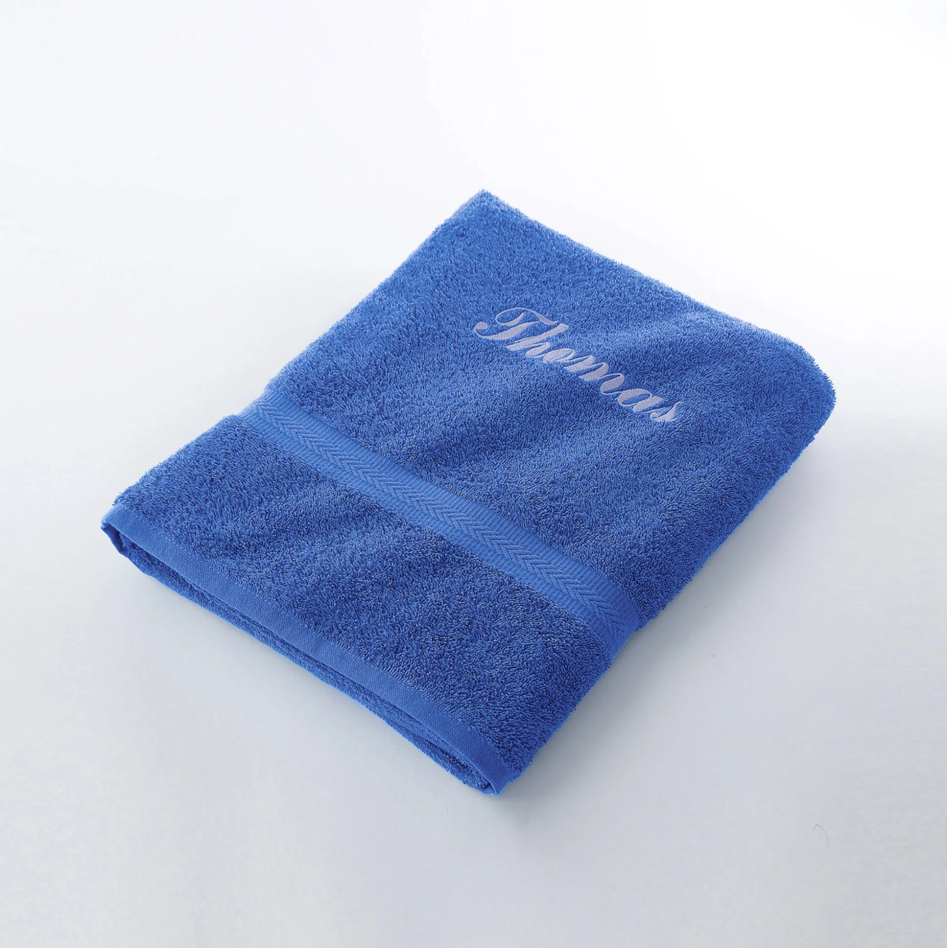 Effen handdoek, zacht comfort, personaliseerbaar