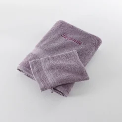 Effen handdoek, zacht comfort, personaliseerbaar