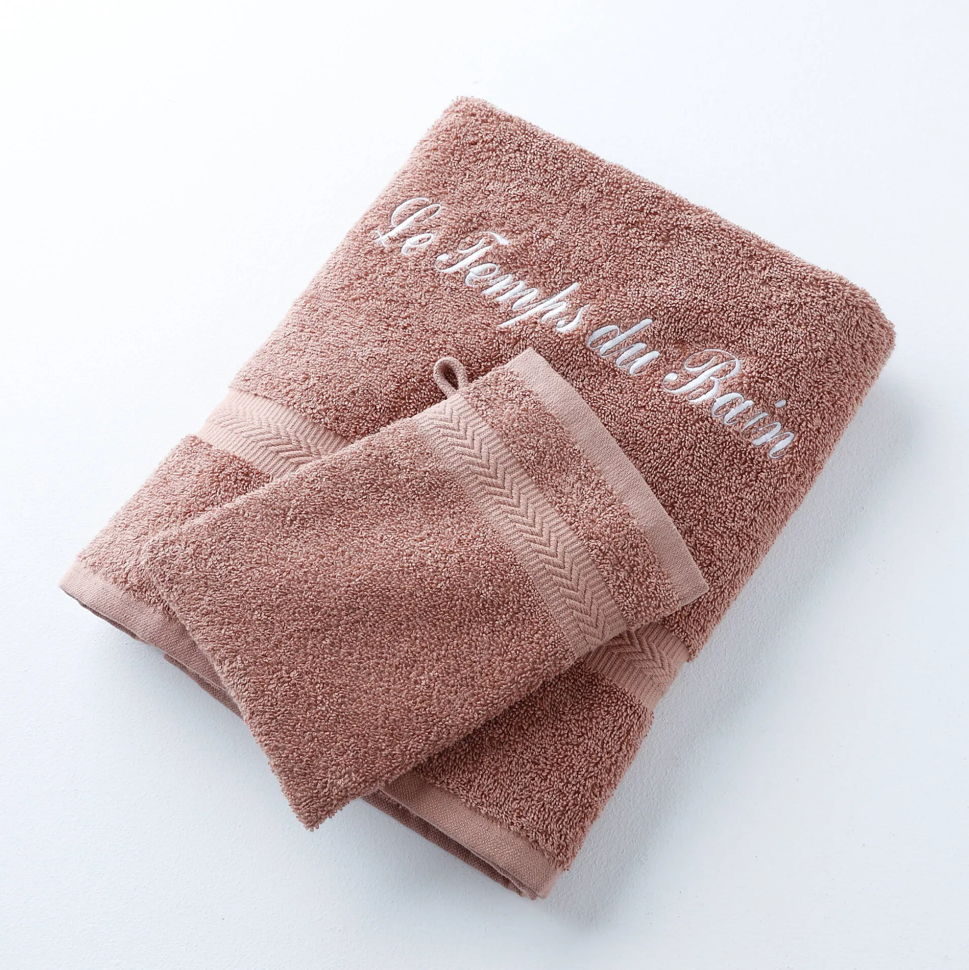 Effen handdoek, zacht comfort, personaliseerbaar