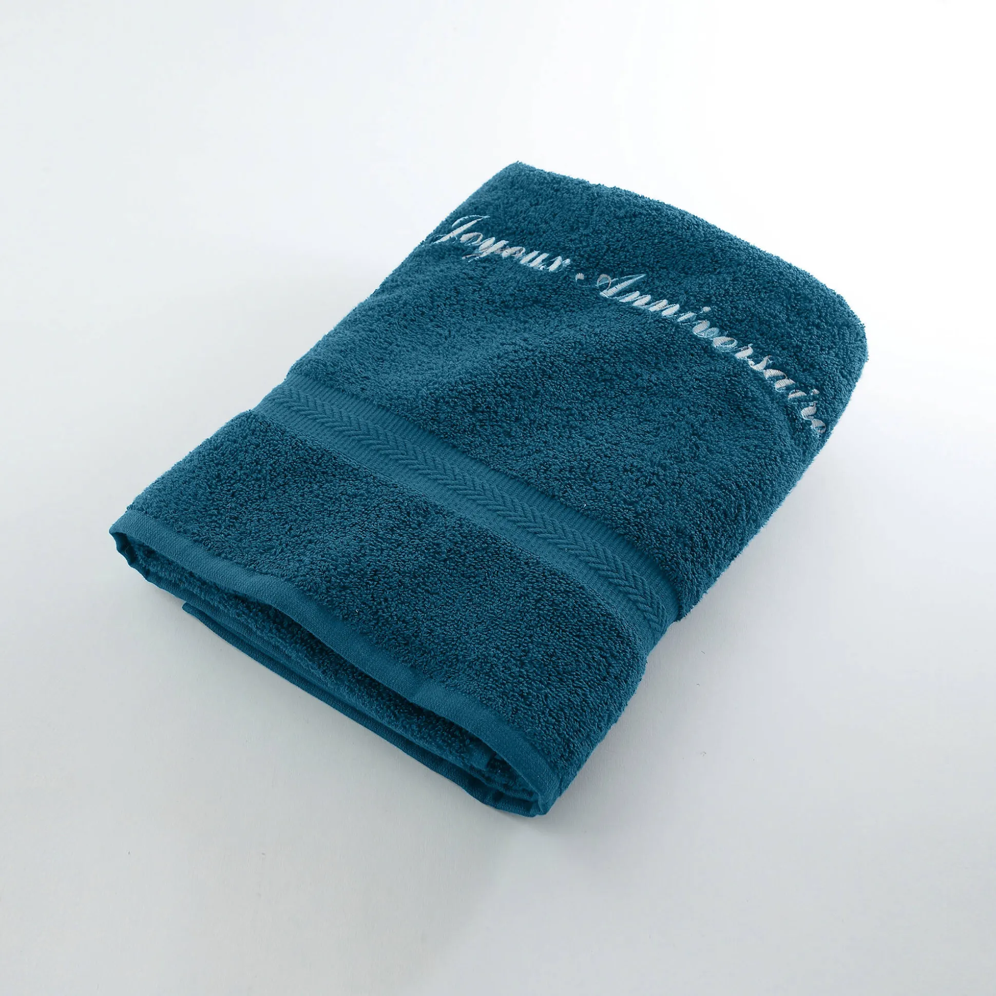 Effen handdoek, zacht comfort, personaliseerbaar