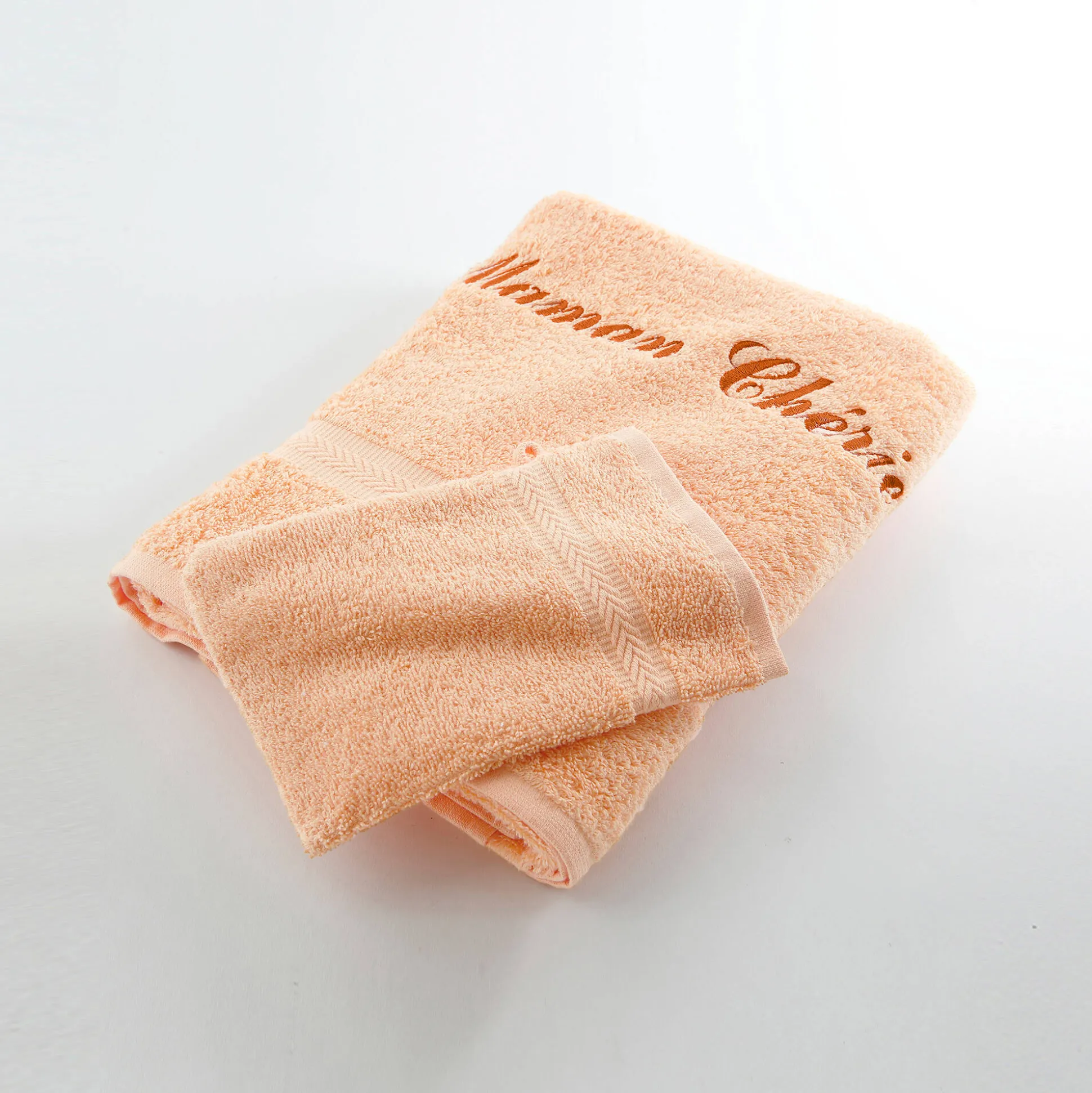 Effen handdoek, zacht comfort, personaliseerbaar