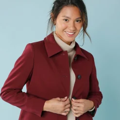 Effen korte blazer, kleine lengtes