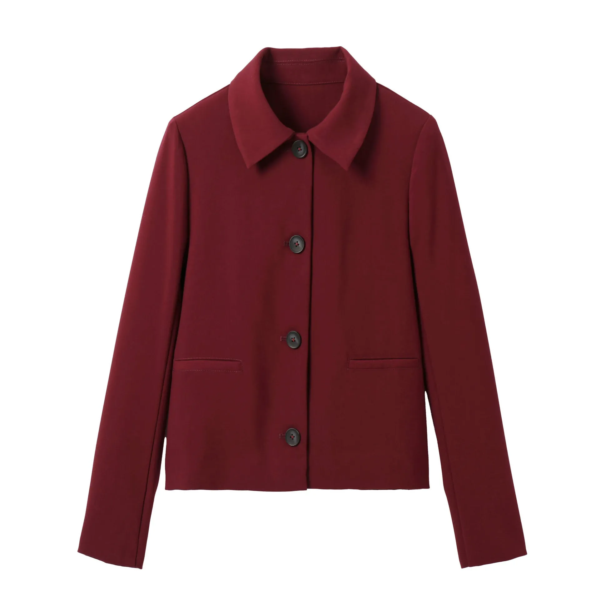 Effen korte blazer, kleine lengtes
