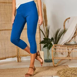 Effen 3/4-legging - set van 2