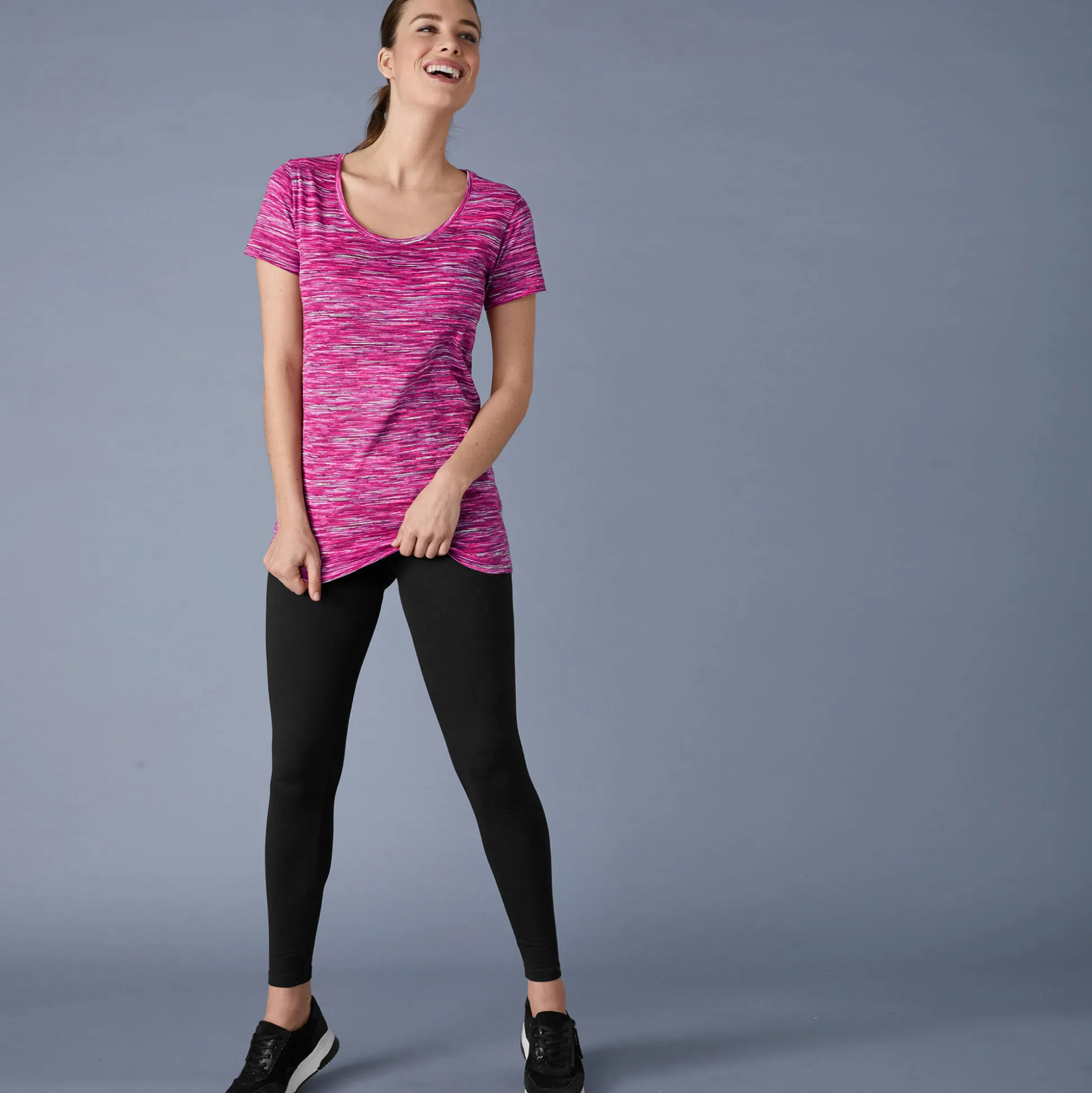 Effen legging in biokatoen