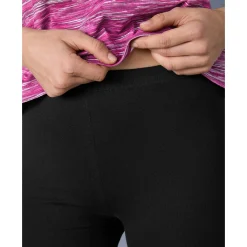 Effen legging in biokatoen