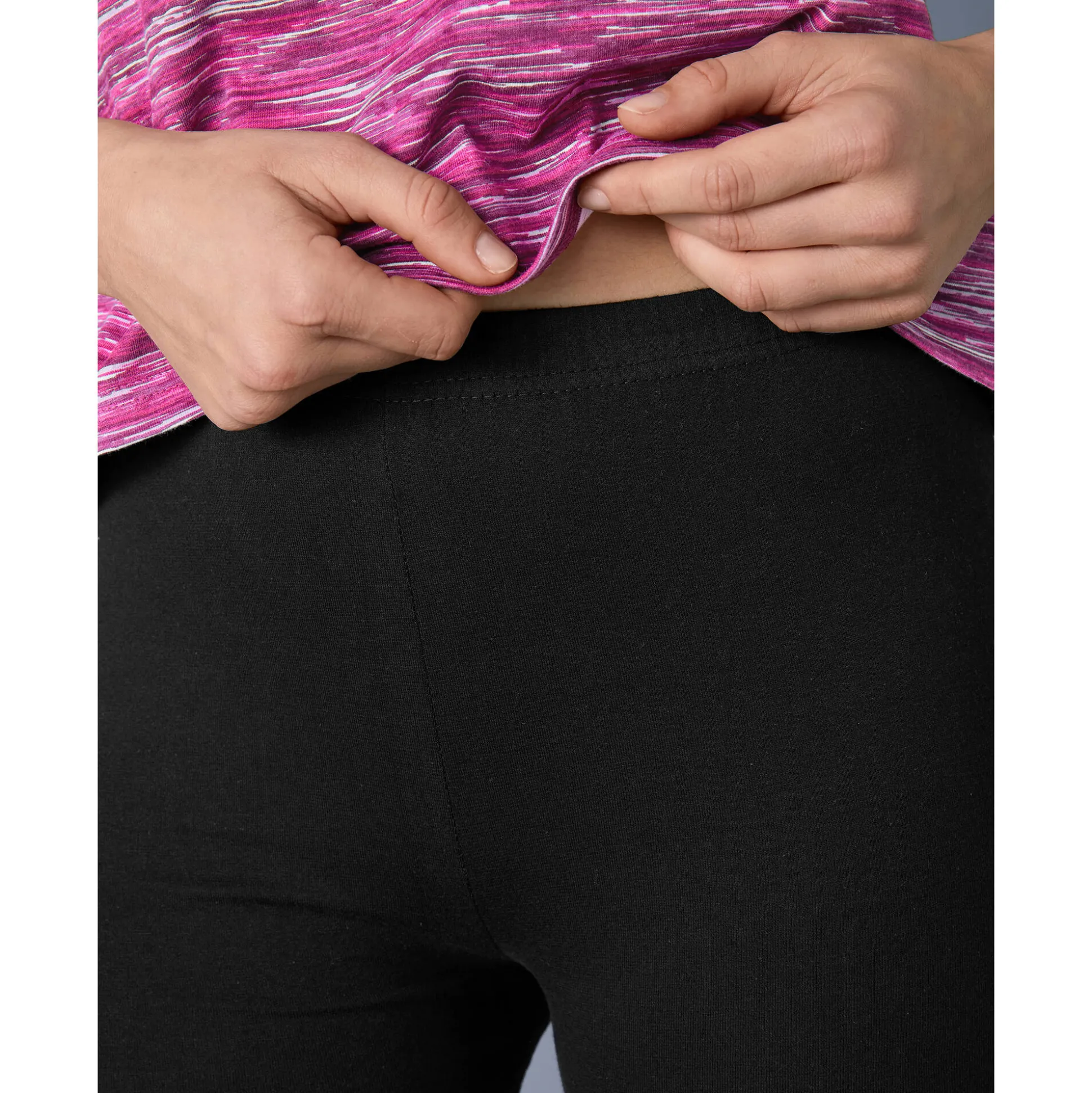 Effen legging in biokatoen