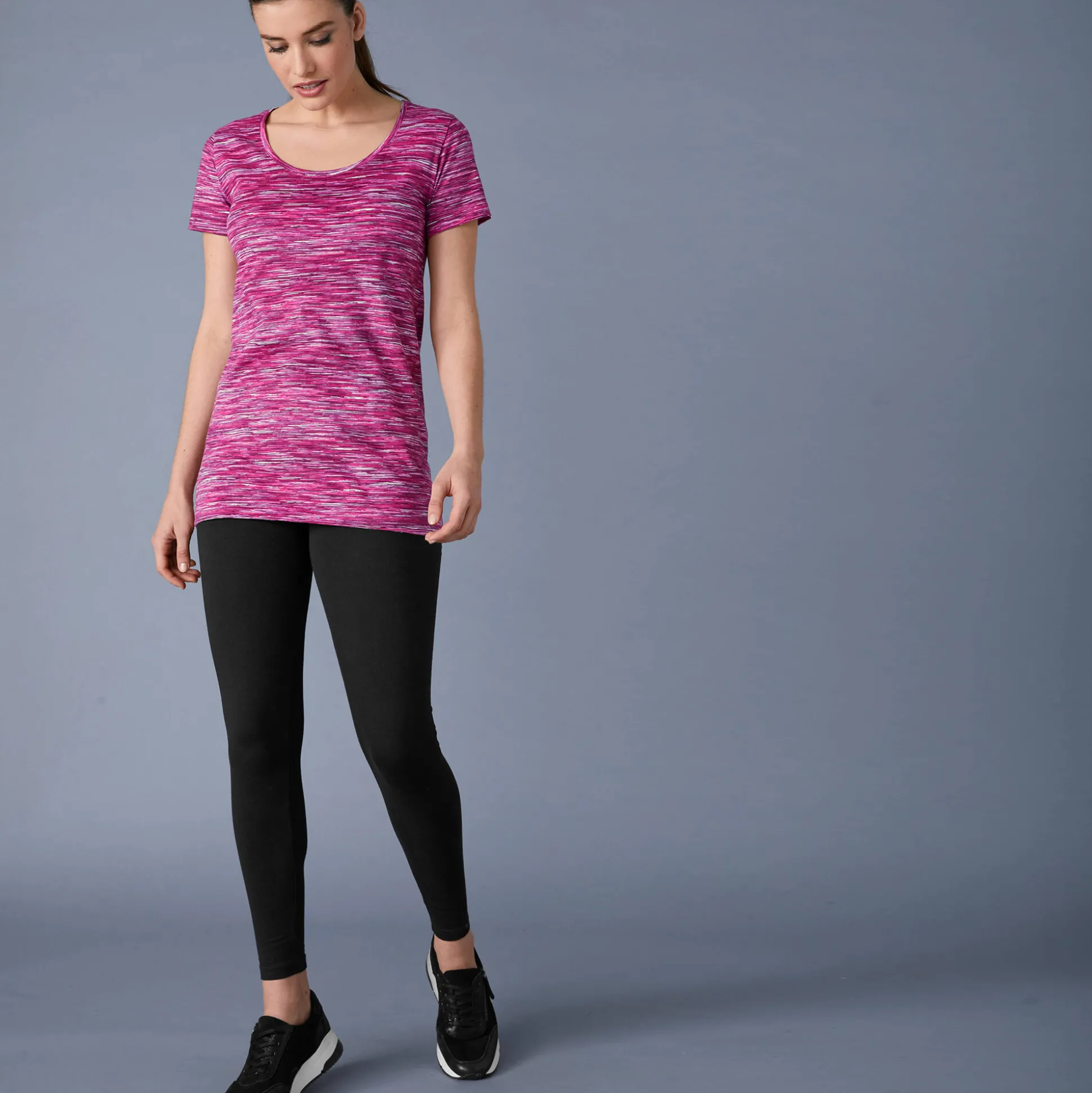 Effen legging in biokatoen