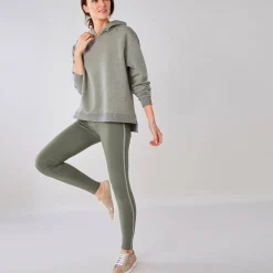Effen legging met glanzende baan