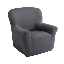 Effen rekbare hoes voor fauteuil en zitbank met armleuningen