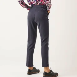 Effen slimbroek, milanotricot