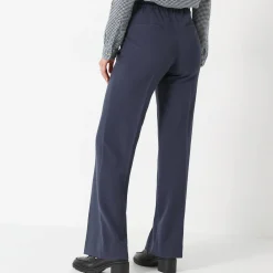 Elegante, rechte broek, effen